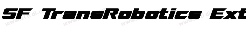 SF TransRobotics Ext字体转换